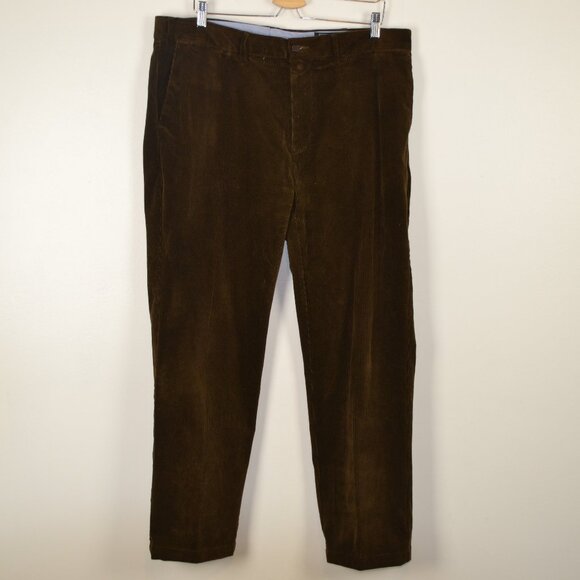Polo Ralph Lauren Classic Fit Corduroy Mens 38/30 Straight Leg 4 Pockets Brown - Picture 1 of 9